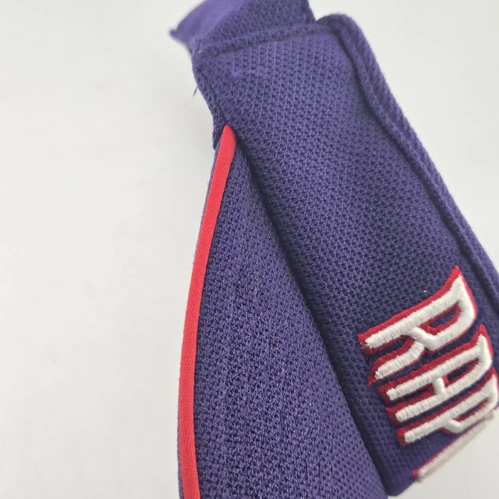 Vintage Nike Toronto Raptors NBA Visor Hat Purple Elastic Back Textured Mesh